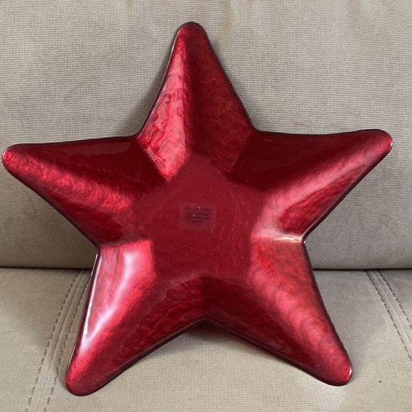 Star style red plate - Picture 4 of 6